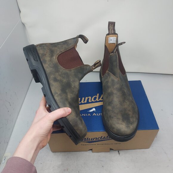 Blundstone MENS Chelsea Rustic Brown Boot main image 9